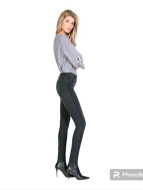$139 Black Orchid LA Gisele High Rise Super Skinny Black 26